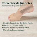 Corrector de Juanetes Nubi, alivio inmediato y confort diario